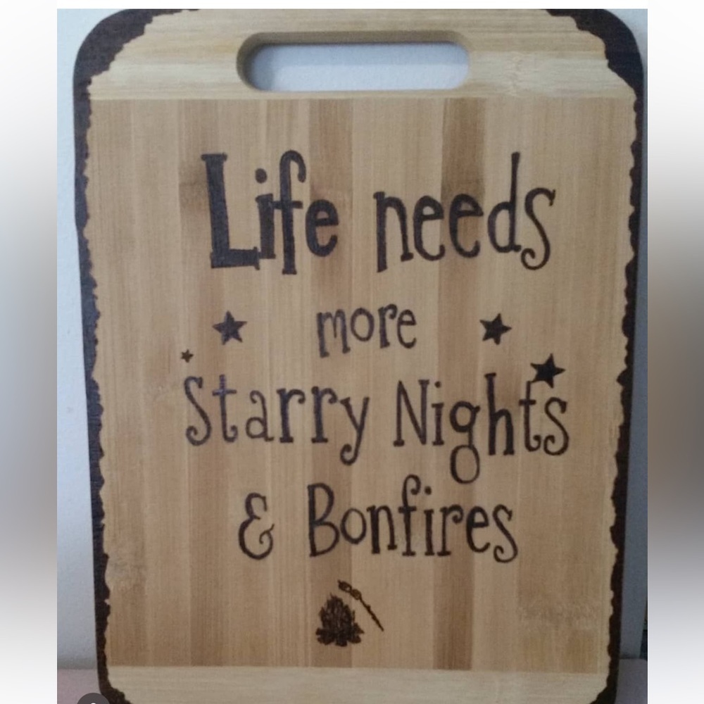 Engraved Bamboo Cutting Board